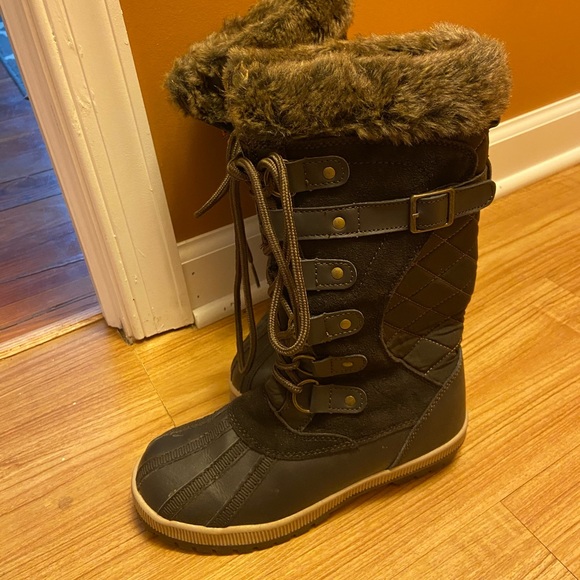 Weathermate brown lined winter boots size 6 - Picture 2 of 6